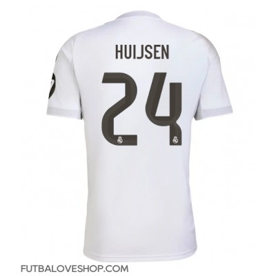 Dres Real Madrid Dean Huijsen #24 Domáci 2025-26 Krátky Rukáv Dres Real Madrid Dean Huijsen #24 Domáci 2025-26 Krátky Rukáv